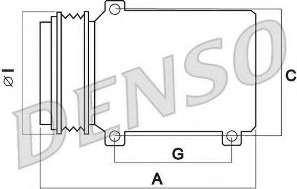 Компресор, кондиціонер DENSO DCP02028