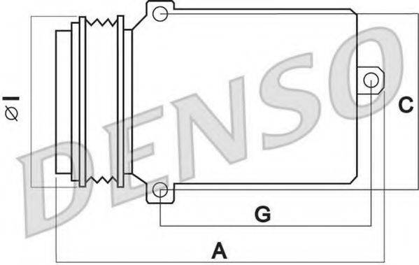 Компресор, кондиціонер DENSO DCP02005