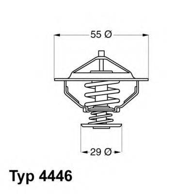 Термостат, що охолоджує рідину WAHLER 4446.83D