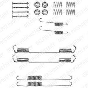 Комплектуючі, гальмівна колодка DELPHI LY1062