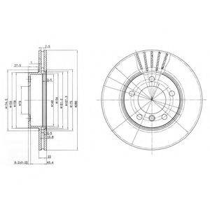 гальмівний диск DELPHI BG2623C