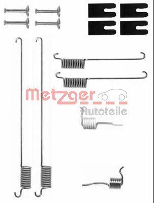 Комплектуючі, гальмівна колодка METZGER 105-0829