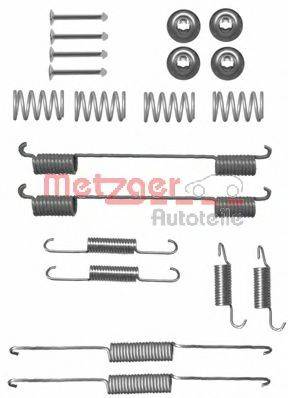 Комплектуючі, гальмівна колодка METZGER 105-0861