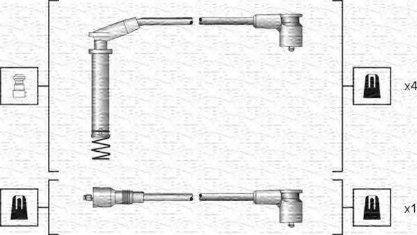 Комплект дротів запалення MAGNETI MARELLI 941318111154