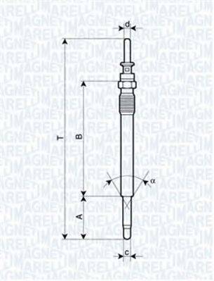 Свічка розжарювання MAGNETI MARELLI 062900009304